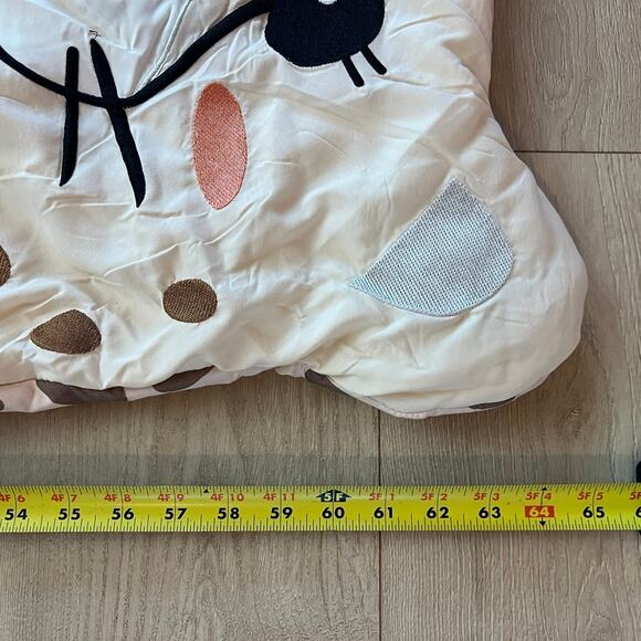 Firefly Outdoor Gear Leopard Sleeping Bag 66x24in Long Half Zip Naps Sleepovers - Picture 4 of 9